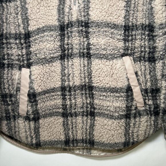 Abercrombie & Fitch Soft Collection 1/2 Half Zip Pullover Sherpa Womens Size XS - Picture 3 of 11